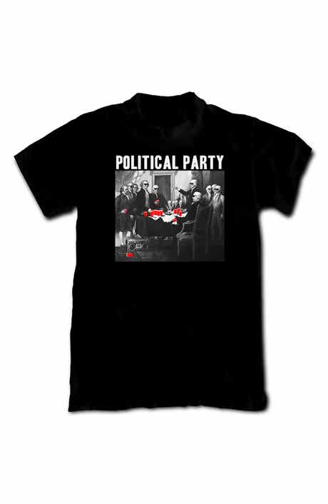 RIOT SOCIETY Political Party Cotton Crew T-Shirt
