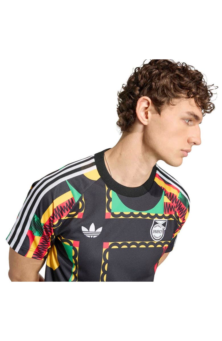 adidas Men's adidas Yellow Jamaica National Team Originals T-Shirt, Alternate, color, Black