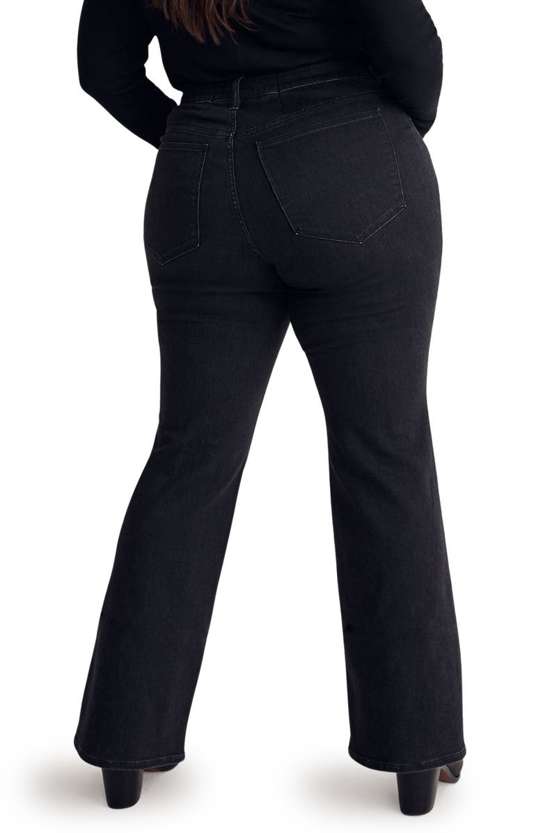 Madewell High Waist Split Hem Skinny Flare Jeans, Alternate, color, 