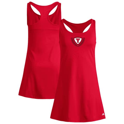 Women's adidas  Red Texas Tech Red Raiders Spring Fling Active Racerback Skort Dress