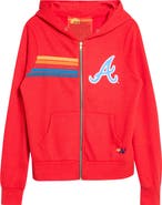 Aviator Nation Atlanta Braves Full Zip Graphic Hoodie