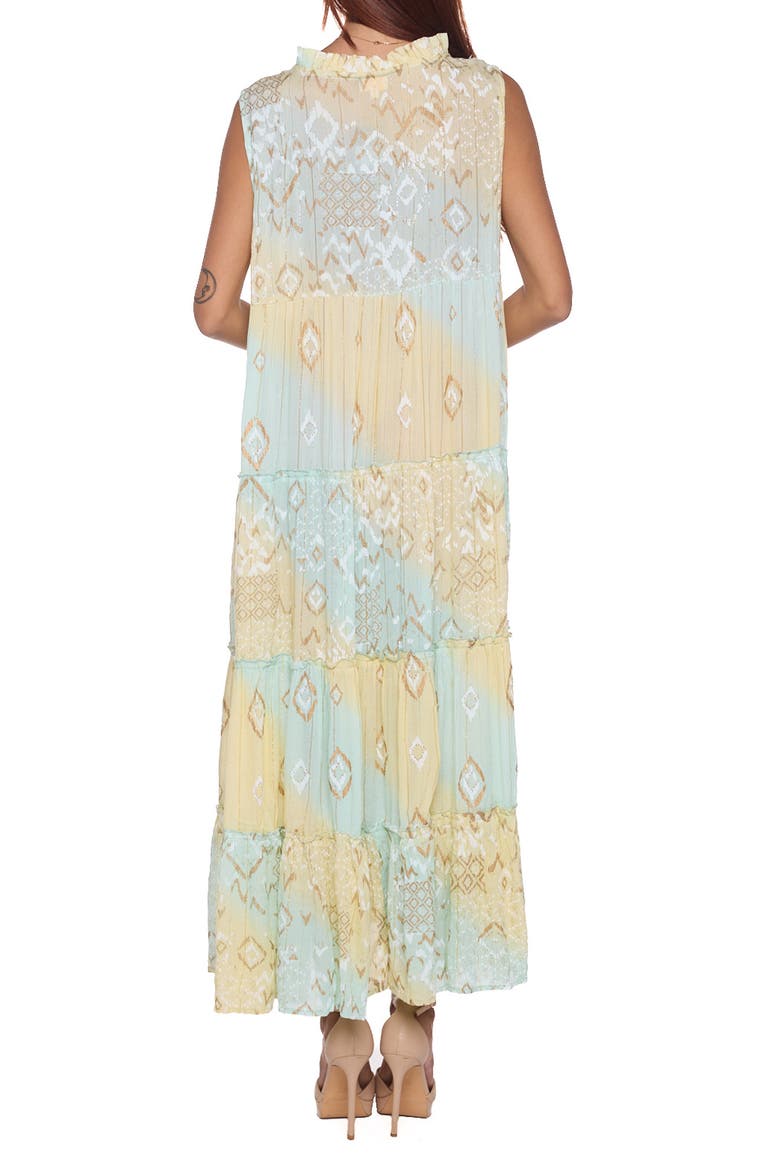 Tiered Maxi Dress, Alternate, color, LIGHT YELLOW