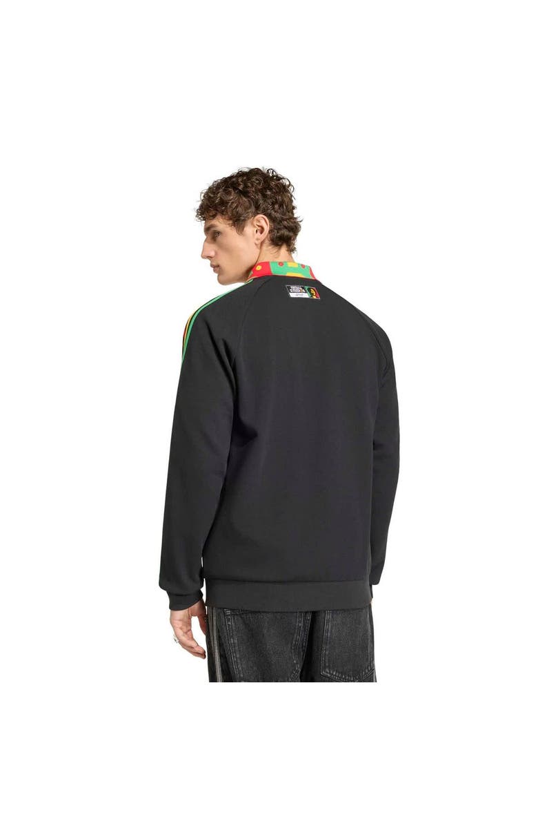 adidas Men's adidas Black Jamaica National Team Anthem Full-Zip Jacket, Alternate, color, Black