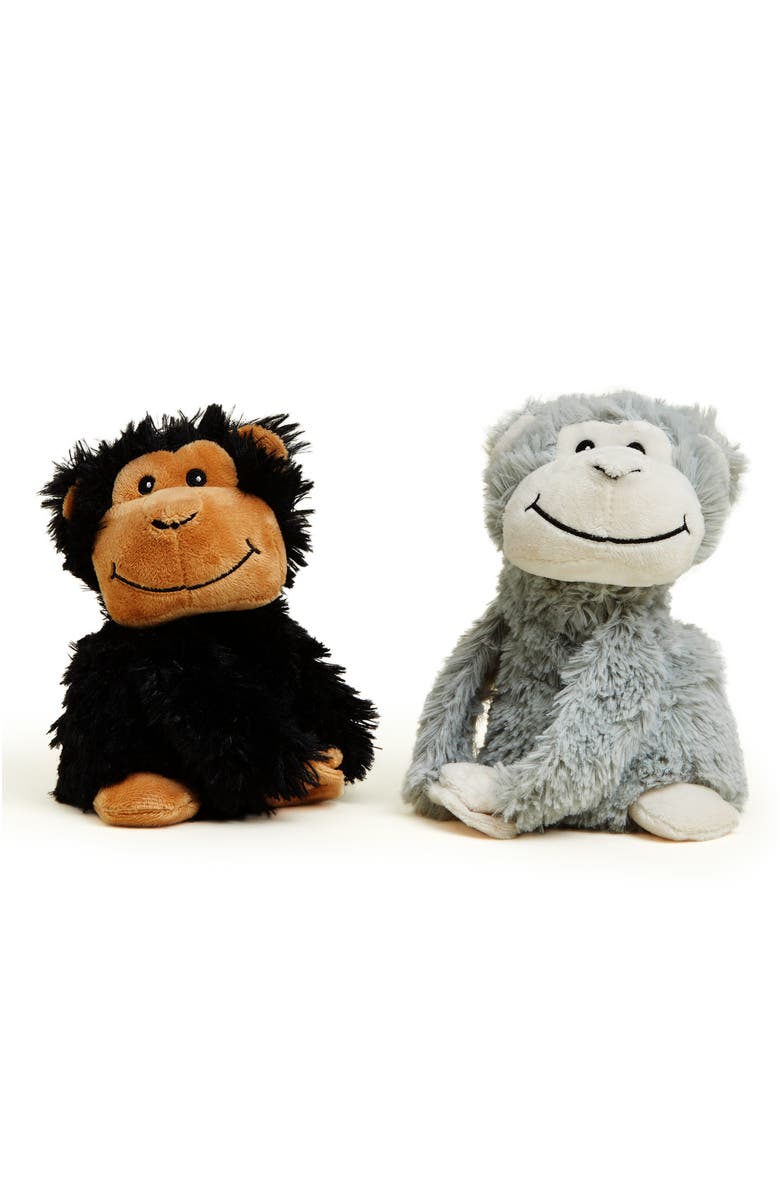 Warmies Monkey Hugs Plush Toy, Alternate, color, Dark Brown