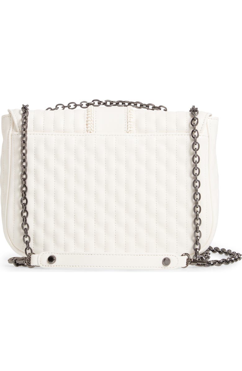 Longchamp Small Leather Crossbody Bag, Alternate, color, Ecru