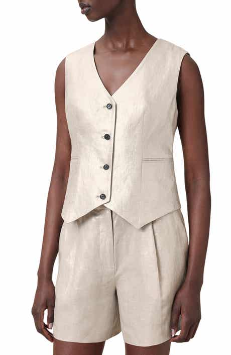 AllSaints Averie Linen Vest