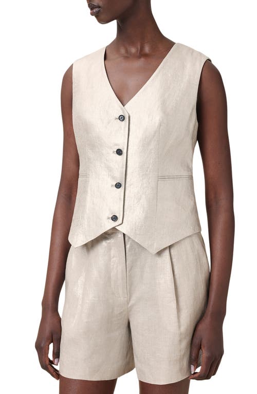 Allsaints Averie Relaxed Fit Vest