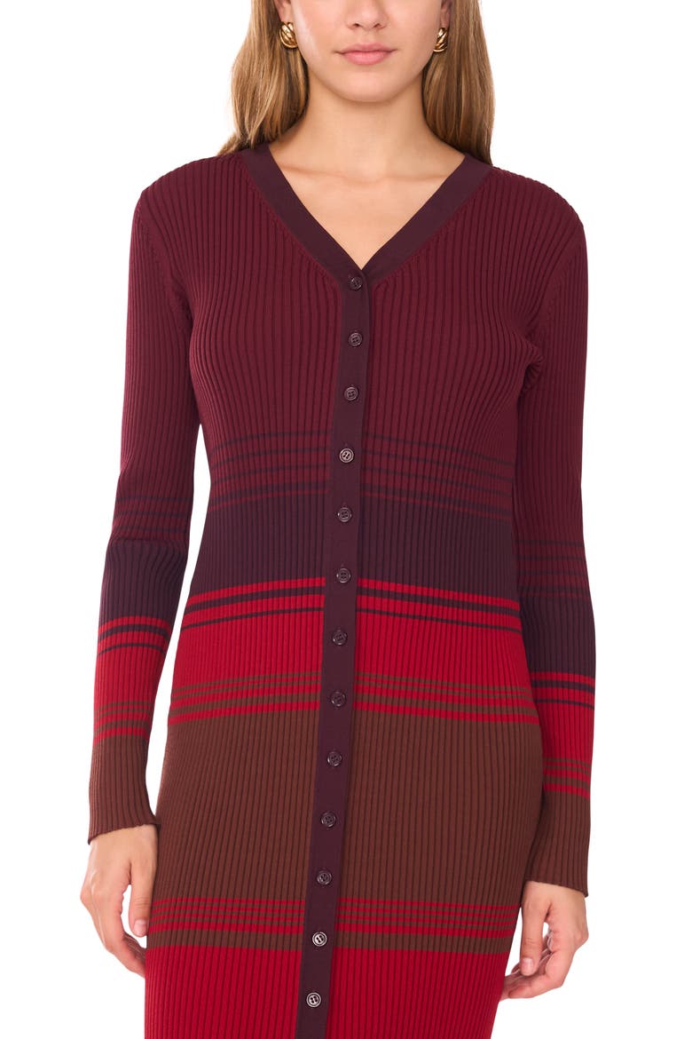 Open Stitch Pullover Sweater, Alternate, color, WINE TASTING