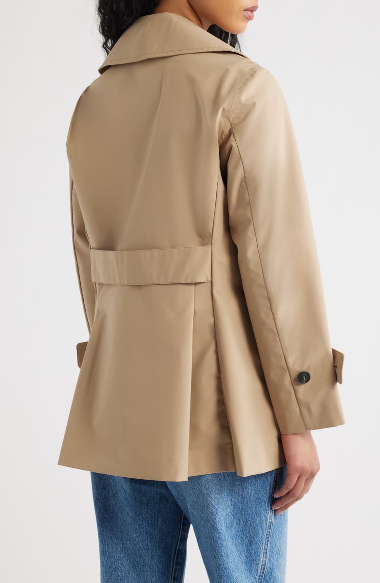 Save The Duck Sofi Waterproof Trench Coat, Alternate, color, Stardust Beige