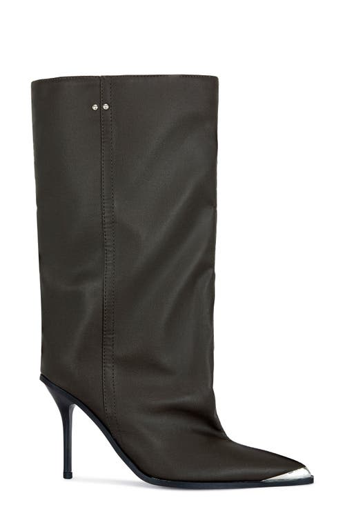 Azalea Wang Dusty Slouch Boot In Black