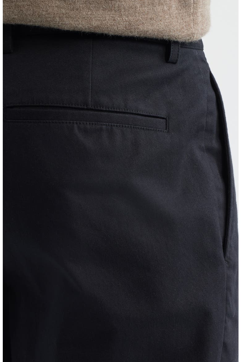 Zaine Slim Chino in Moonsoft Cotton Blend Trousers, Alternate, color, BLACK
