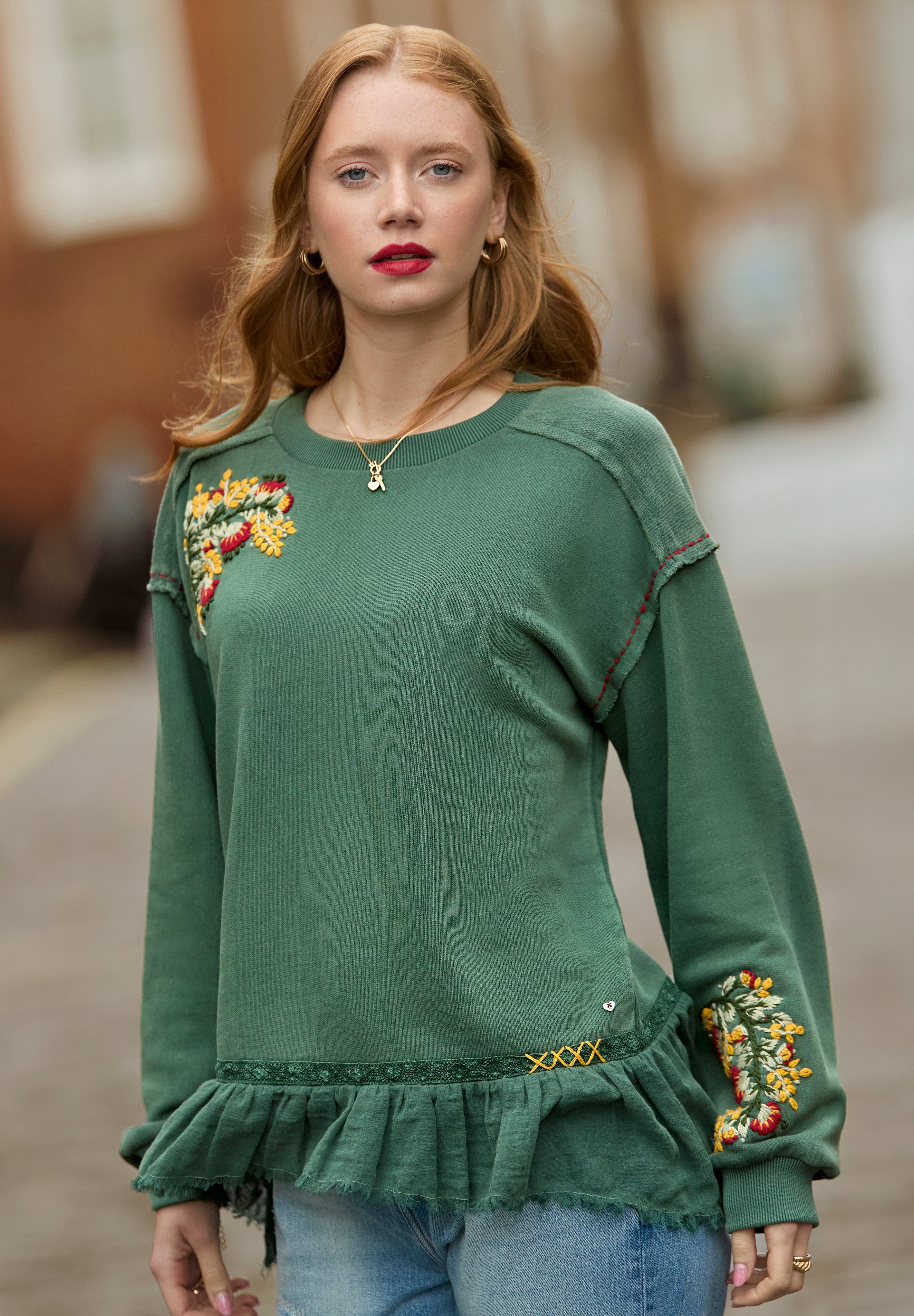 selected GREEN GARDEN EMBROIDERY