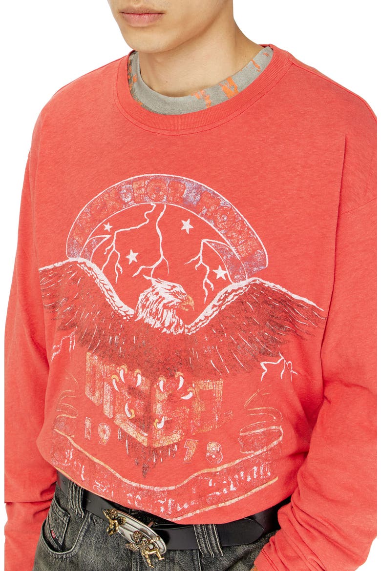 Cotton & Hemp Long Sleeve Graphic T-Shirt, Alternate, color, FORMULA RE