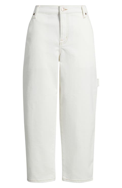 Relaxed Crop Carpenter Jeans