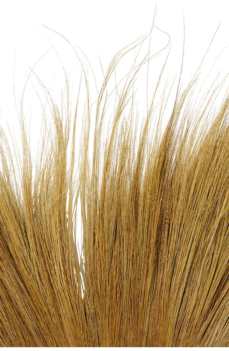 GINGER BIRCH STUDIO Brown Dried Plant Starburst Wall Mirror, Alternate, color,