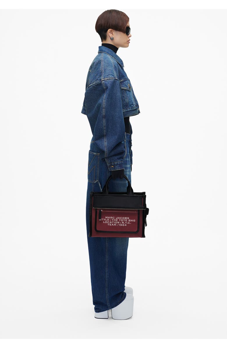 Marc Jacobs The Inside Out Jacquard Medium Tote Bag, Alternate, color,