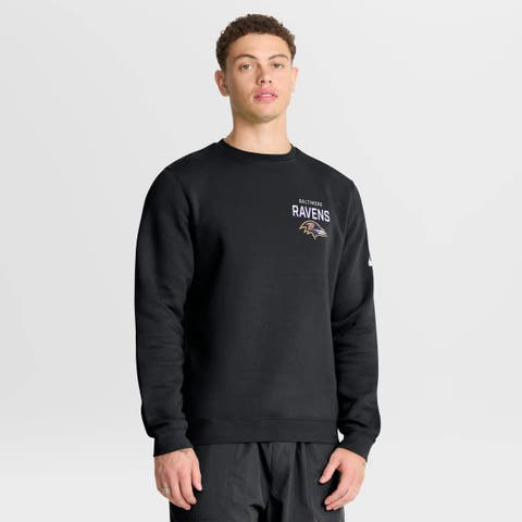 Men's Nike Black Baltimore Ravens Primetime Club Fleece Pullover Sweatshirt