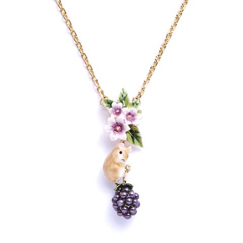 Blackberry & Mouse Pendant