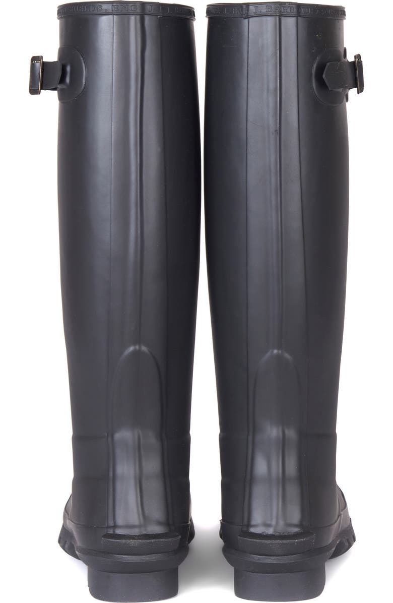 Barbour Bede Rain Boot, Alternate, color, Black