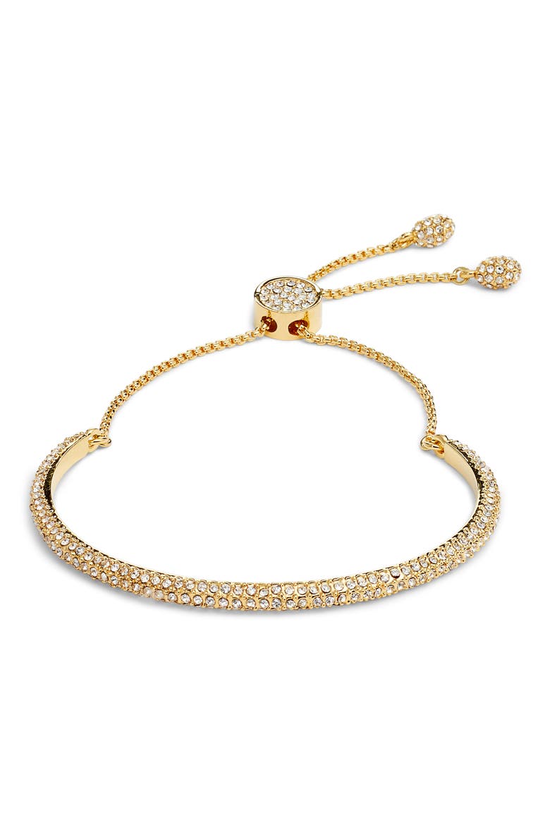 Crystal Pavé Bracelet, Main, color, GOLD/ CRYSTAL