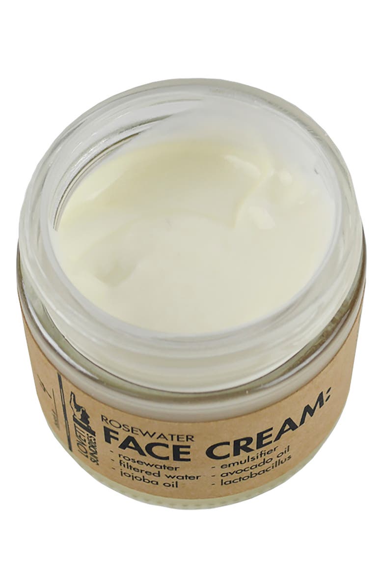 Lovett Sundries Package Free x Lovett Sundries Rosewater Face Cream, Alternate, color,