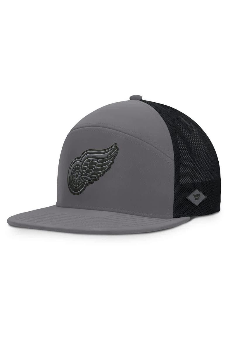 Men's Fanatics Charcoal Detroit Red Wings Fairweather Adjustable Hat, Main, color, Charcoal