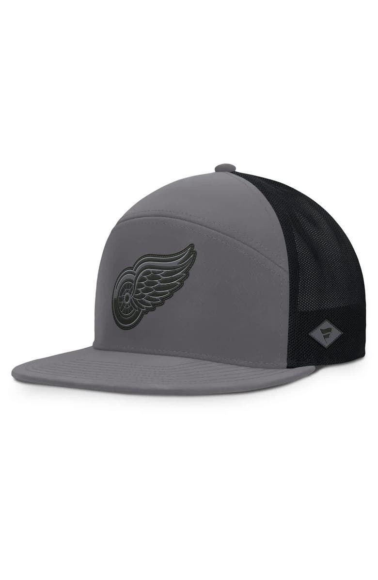 FANATICS Men's Fanatics Charcoal Detroit Red Wings Fairweather Adjustable Hat, Main, color, Charcoal