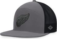 FANATICS Men's Fanatics Charcoal Detroit Red Wings Fairweather Adjustable Hat