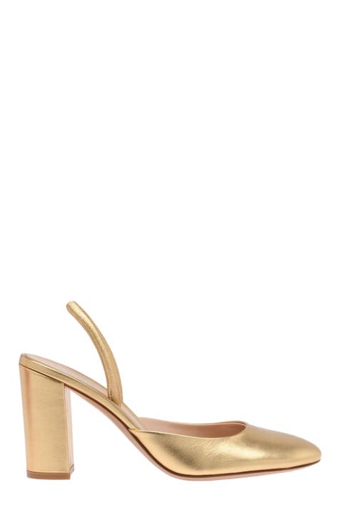 Women's Gianvito Rossi Metallic Heels | Nordstrom Women's Gianvito Rossi Metallic Heels | Nordstrom