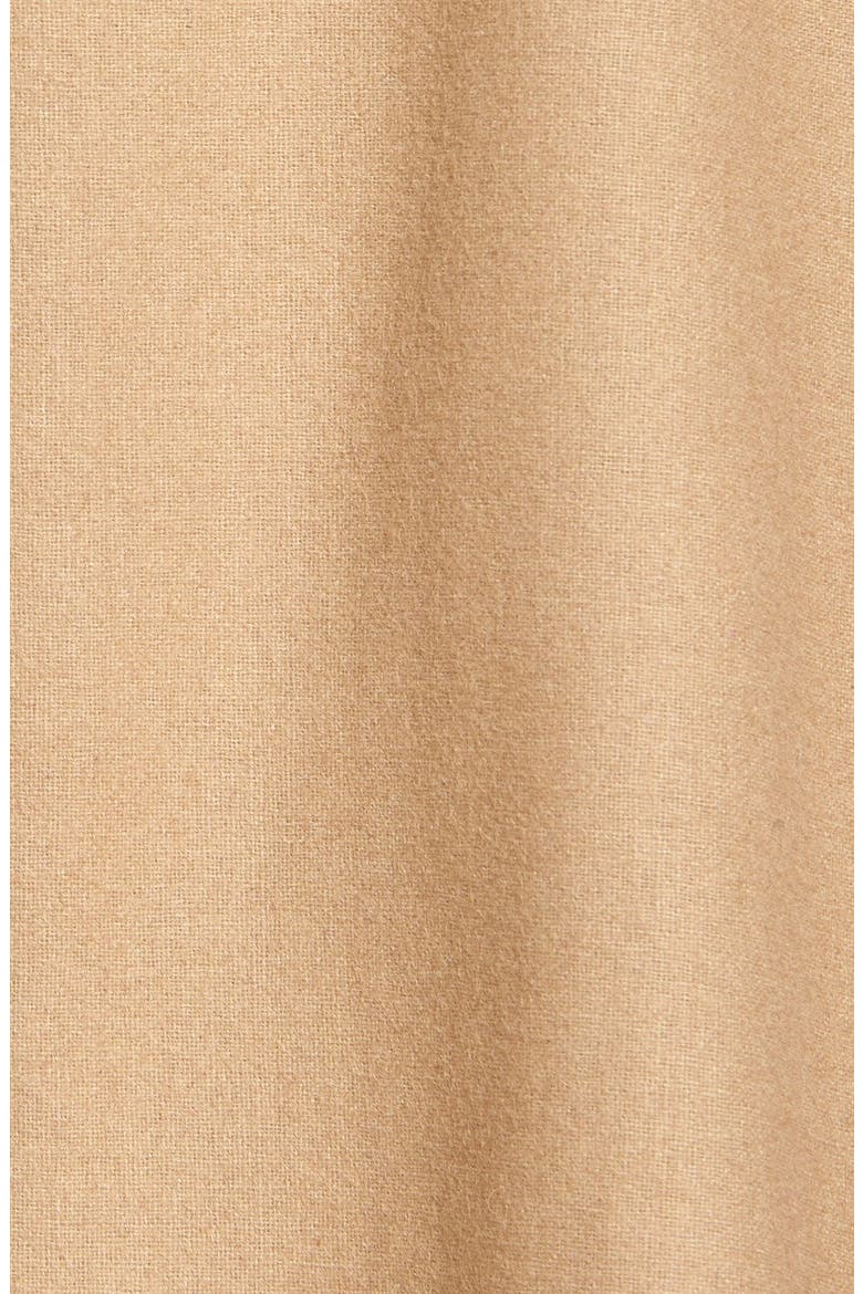 Collarless Woven Cape, Alternate, color, BEIGE