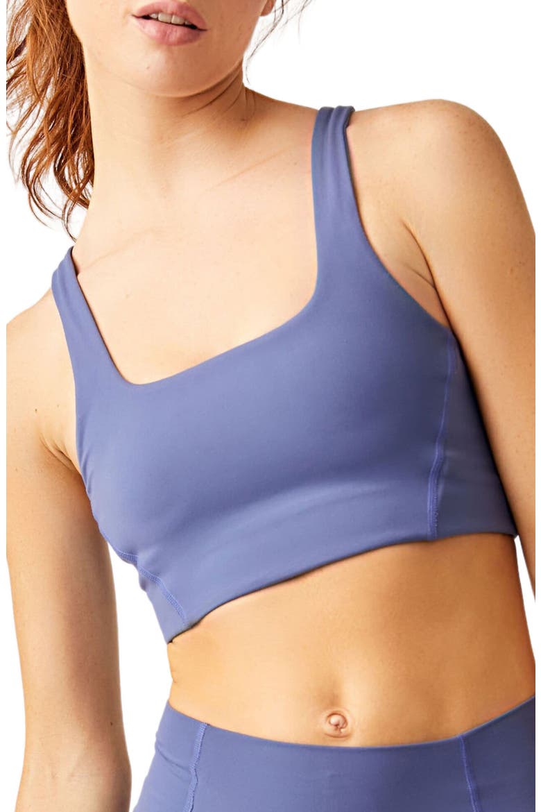FP Movement Never Better Racerback Bra, Main, color, SUMMER BLUEBERRY
