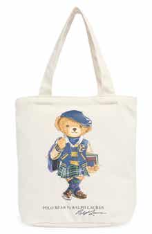 Kids' Polo Bear Canvas Tote