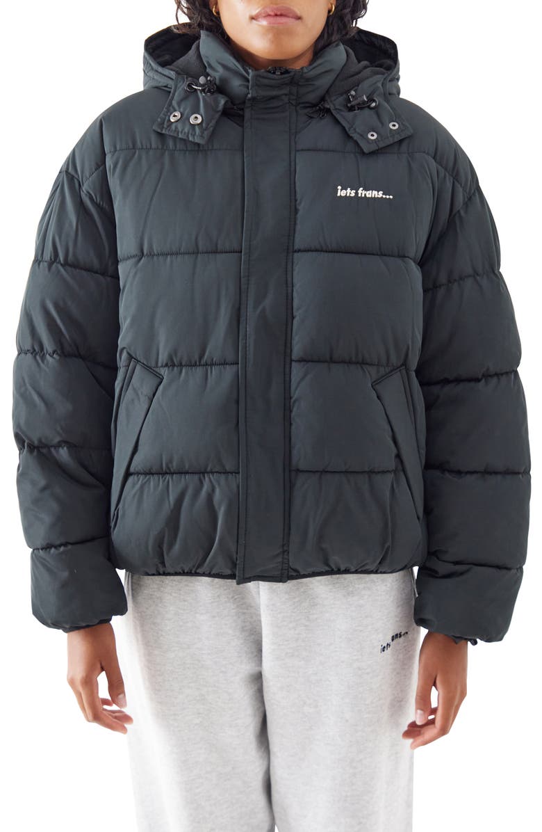 Iets Frans Hooded Puffer Jacket, Main, color, 