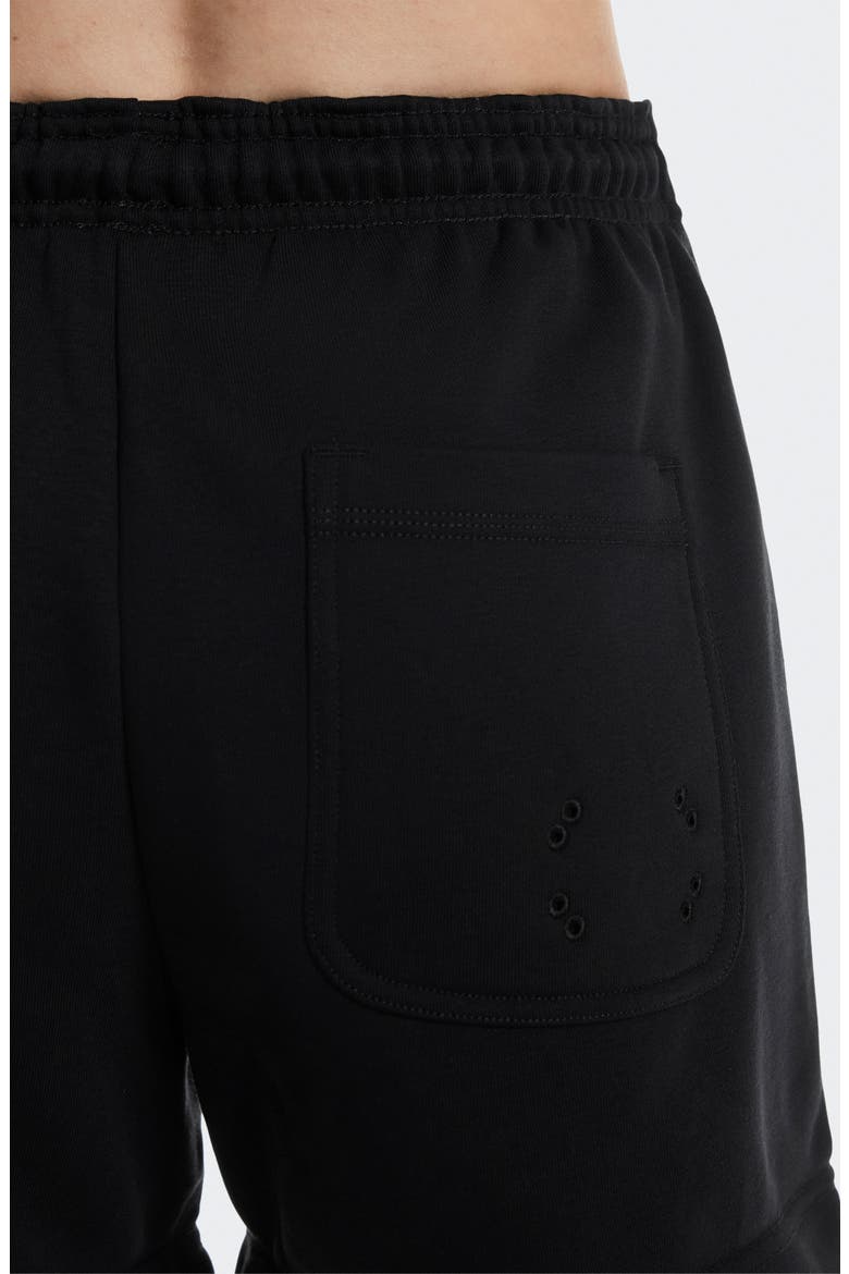 Club Collective Cotton Blend Shorts, Alternate, color, BLACK