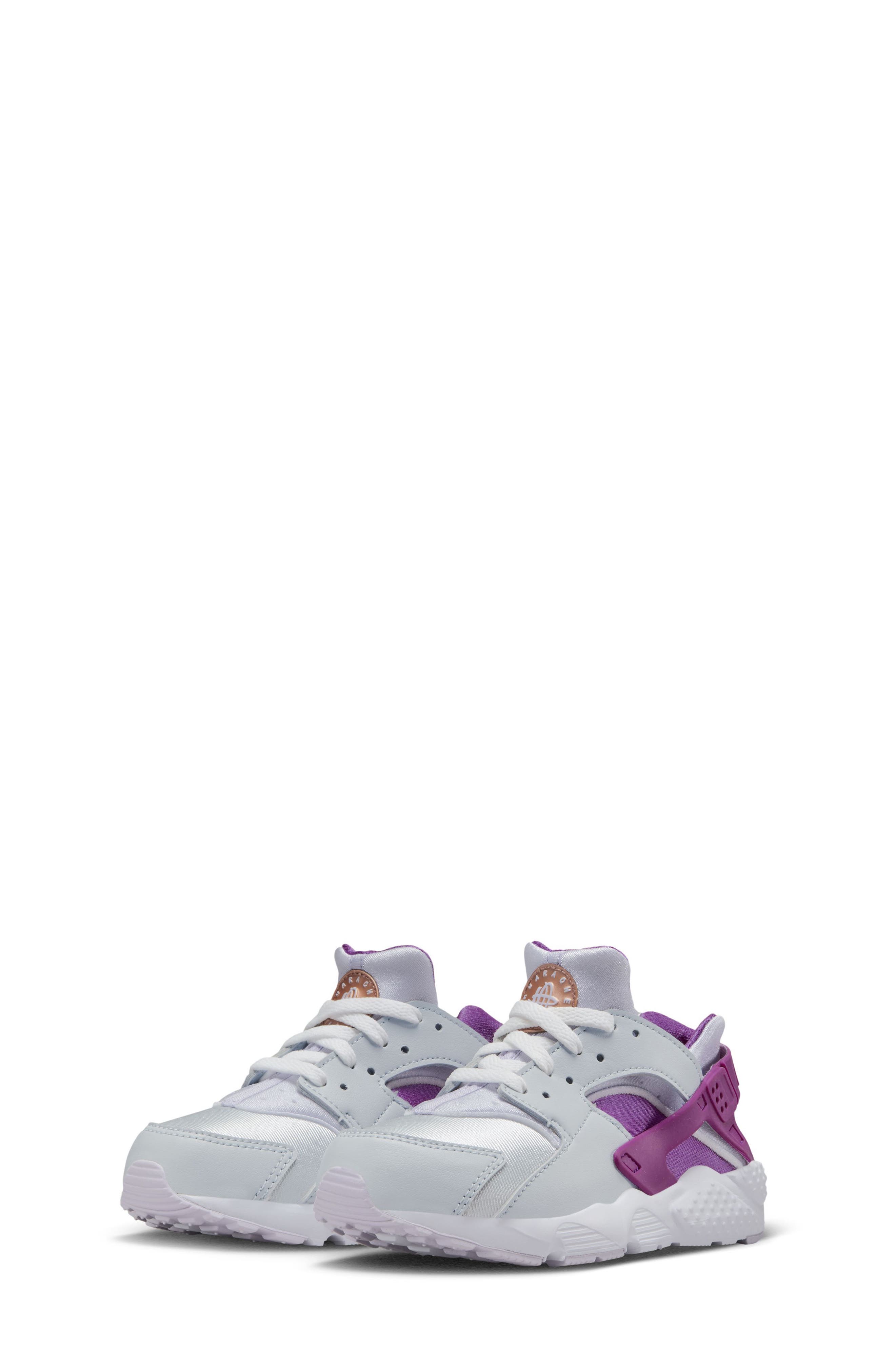 Air Huarache Sneaker, Main, color, PLATINUM/ VIOLET/ COPPER