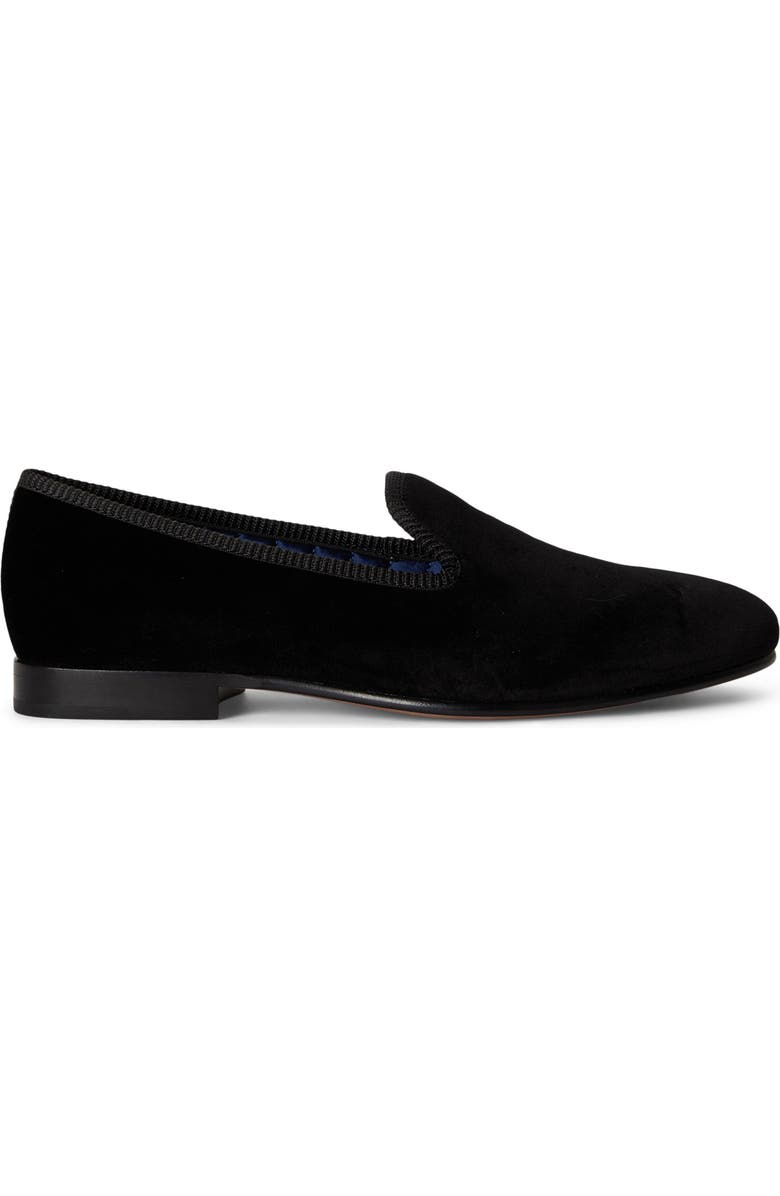 Ralph Lauren Paxton Velvet Loafer, Alternate, color, Black