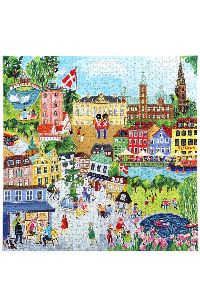 ZZDNU eeBoo Piece & Love eeBoo Piece and Love Copenhagen 1000 piece Jigsaw Puzzle, Alternate, color, 