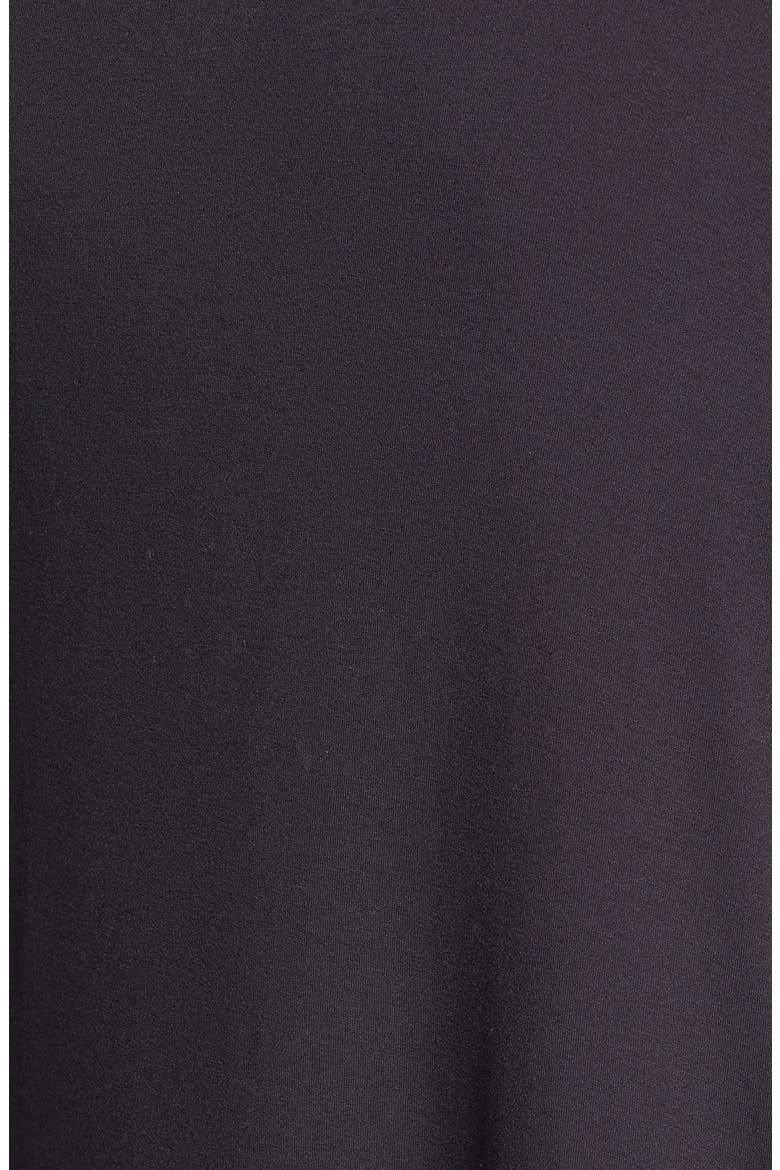 'Azur' One Shoulder Jersey Maxi Dress, Alternate, color, BLACK/ WHITE