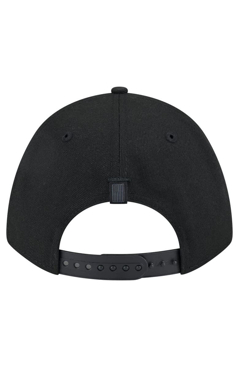 New Era Men's New Era Black Anaheim Ducks Game Day Stealth Flag 9FORTY A-Frame Adjustable Hat, Alternate, color,