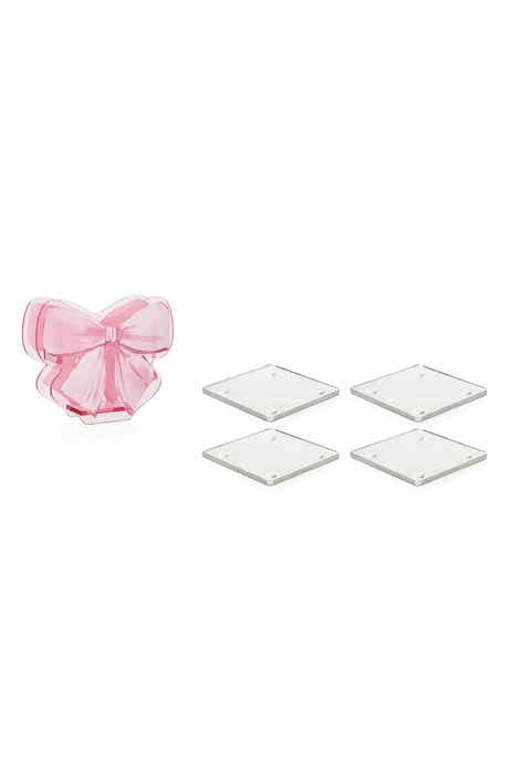Core Home 5-Piece Acrylic Coasters & Holder Set