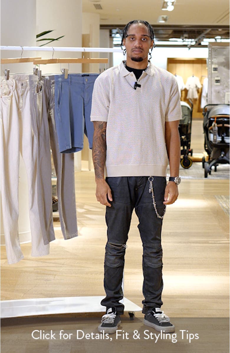 Saratoga Open Stitch Cotton Polo, sales video thumbnail