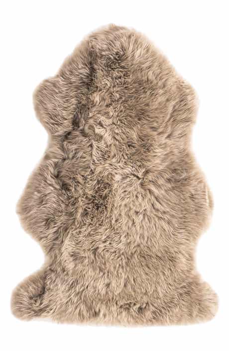 Milan Genuine Sheepskin Shearling Throw 24" x 36" - Vole