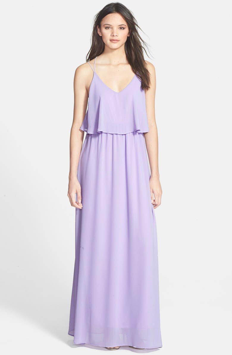 EVERLY Popover Maxi Dress, Main, color, 