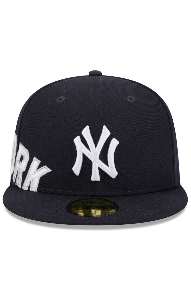 New Era Men's New Era  Navy New York Yankees Arch 59FIFTY Fitted Hat, Alternate, color, 