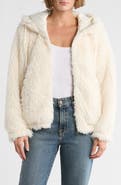 Sam Edelman Teddy Faux Shearling Hooded Jacket