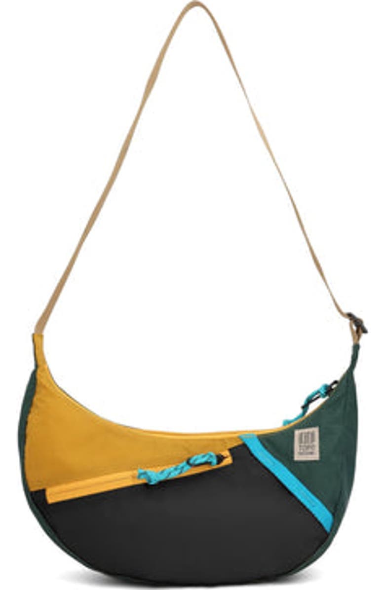 Topo Designs Moonlight Crossbody Bag, Main, color, Mustard/Forest