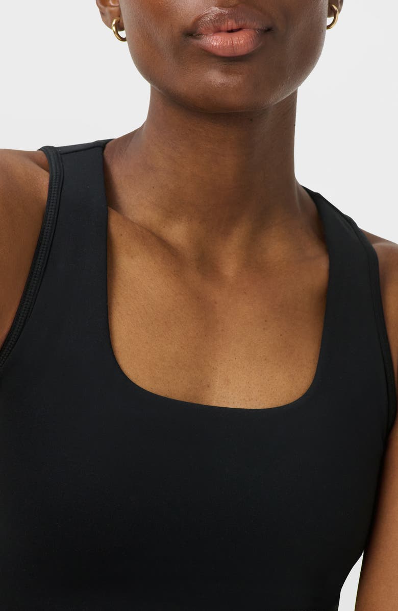 Sweaty Betty All Day Wrap Longline Sports Bra, Alternate, color, Black