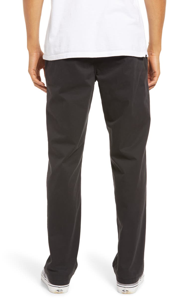 Vans Range Relaxed Elastic Waist Pants, Alternate, color, Black
