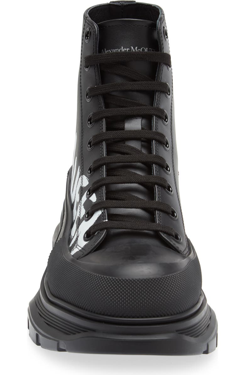 McQueen Tread Slick Grafitti High Top Sneaker, Alternate, color,