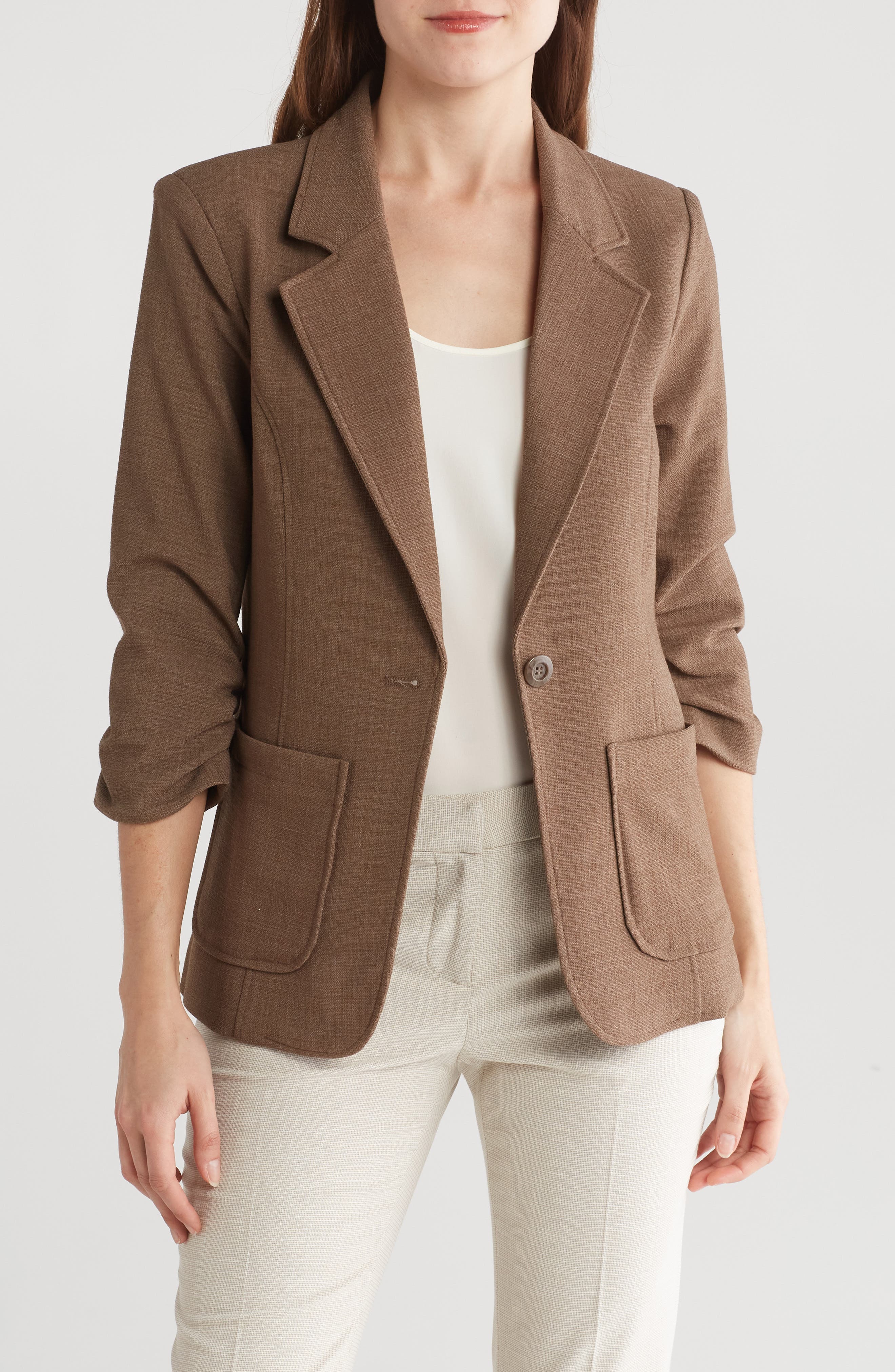 Amanda & Chelsea One-Button Blazer